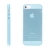 Kryt  pro Apple iPhone 5 / 5S / SE (tl. 0,5mm) - antiprachová záslepka - průhledný - modrý