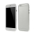 Plasto-gumový rámeček / bumper pro Apple iPhone 6 / 6S - bílý s průhledným pruhem