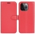 Puzdro pre Apple iPhone 15 Pro - stojan - umelá koža - červené
