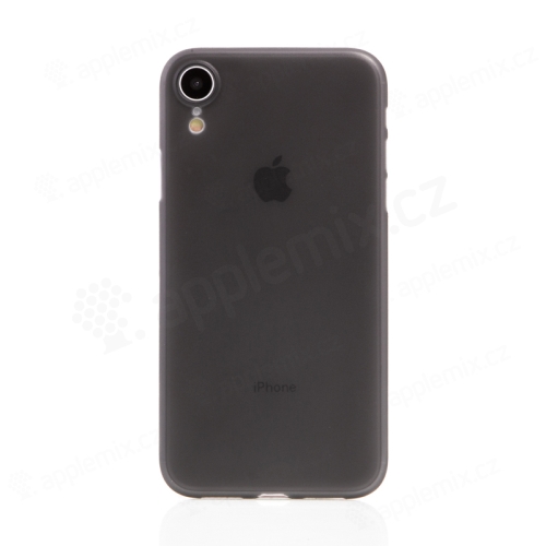 Kryt / puzdro pre Apple iPhone Xr - ochrana objektívu - ultratenký - plast - matný - čierny
