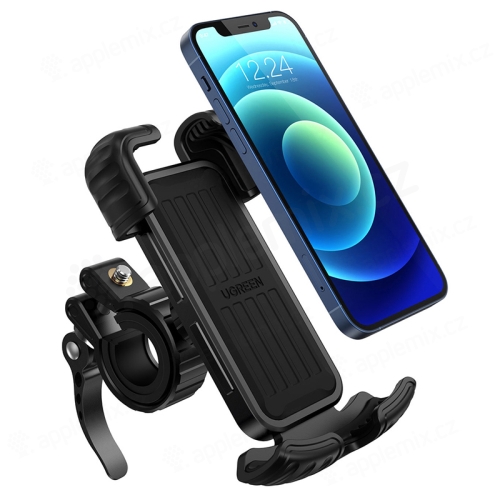 UGREEN Držiak na motocykel / bicykel pre Apple iPhone - Riadidlá - Hliník - Čierny