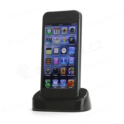 Dock (dokovací stanice) pro Apple iPhone 5 / 5S / SE - černá