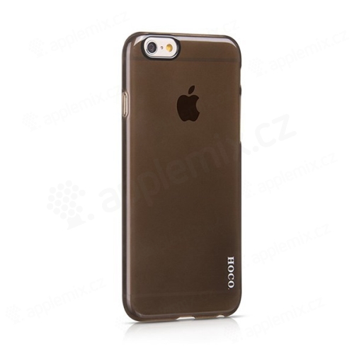 Tenký ochranný plastový kryt HOCO pro Apple iPhone 6 / 6S - průhledný - černě probarvený