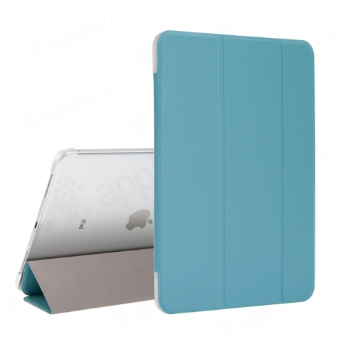 Puzdro/kryt pre Apple iPad Pro 11" (2018) - funkcia smart sleep + stojan - modrý / priesvitný chrbát