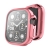 Kryt / puzdro ENKAY pre Apple Watch Ultra 49 mm + ochrana displeja - gumové - ružové
