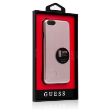 Kryt GUESS G pro Apple iPhone 6 / 6S - plast / hliník - Rose Gold růžový