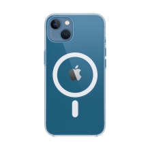 Originální kryt pro Apple iPhone 13 - Clear Case - podpora MagSafe - plastový - průhledný