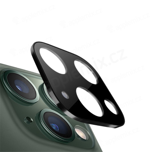 Tvrdené sklo pre Apple iPhone 11 Pro / 11 Pro Max - na objektív fotoaparátu - kovový rám
