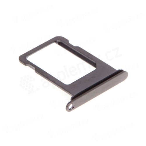 Rámeček / šuplík na Nano SIM pro Apple iPhone X - černý (Black) - kvalita A+