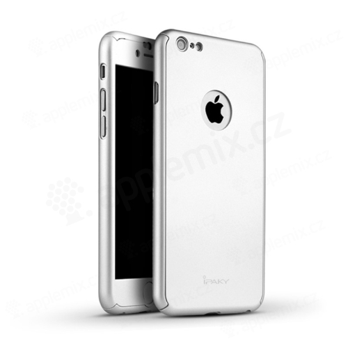Kryt IPAKY pro Apple iPhone 6 / 6S - celotělový - plastový - stříbrný