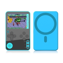 Retro herní konzole pro Apple iPhone - MagSafe kompatibilní - 500 her - 2,4&quot; - modrá