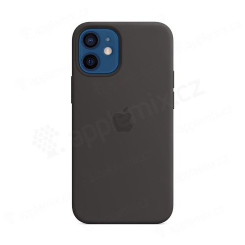 Originálny kryt pre Apple iPhone 12 mini - silikónový - čierny