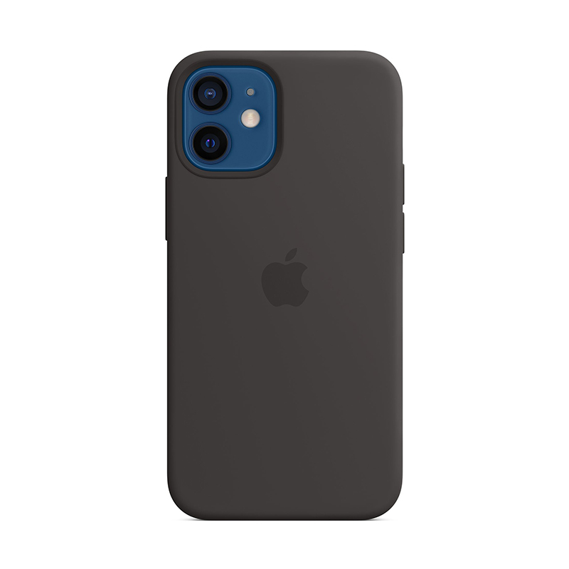 Originální kryt pro Apple iPhone 12 mini - silikonový - černý