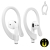 Držiaky AHASTYLE pre Apple AirPods - za uši - magnetické - silikónové - biele