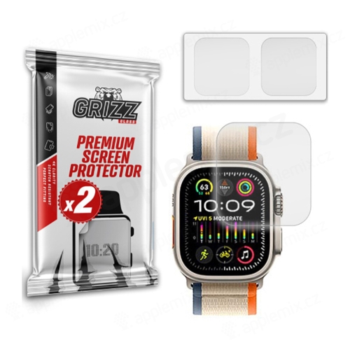 Ochranná fólia GRIZZGLASS pre Apple Watch Ultra 49 mm - matná - sada 2 ks