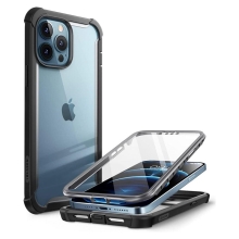 Kryt SUPCASE Ares pro Apple iPhone 13 Pro Max + tvrzené sklo - odolný - černý