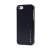 Gumový kryt Mercury pro Apple iPhone 5 / 5S / SE - jemně třpytivý - černý