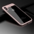 Kryt IPAKY pro Apple iPhone X - plastový / gumový - průhledný / růžový