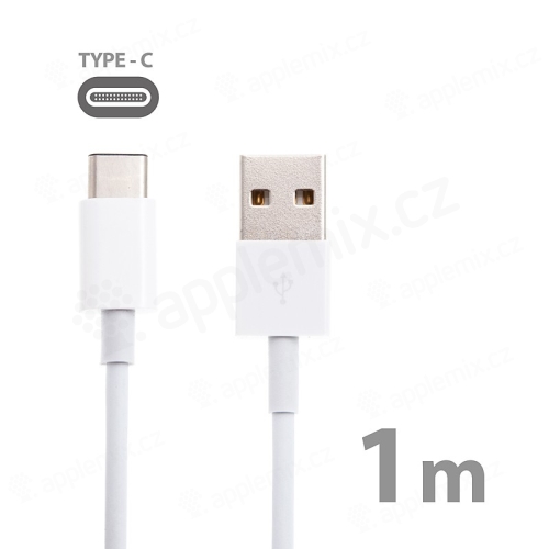 Synchronizačný a nabíjací kábel USB-C 3.1 - USB 2.0 - 1 m - biely