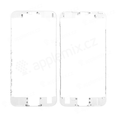 Plastový fixačný rámik pre predný panel (dotykový displej) Apple iPhone 6S - biely - kvalita A