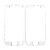 Plastový fixační rámeček pro přední panel (touch screen) Apple iPhone 6S - bílý - kvalita A