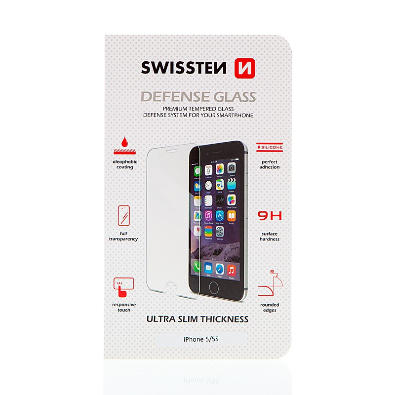 Swissten iPhone 5 / 5S / SE ( sklo pro mobil iPhone 5 / 5s / SE)