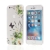 Kryt pre Apple iPhone 6 / 6S gumový - priehľadný - kvety a motýle