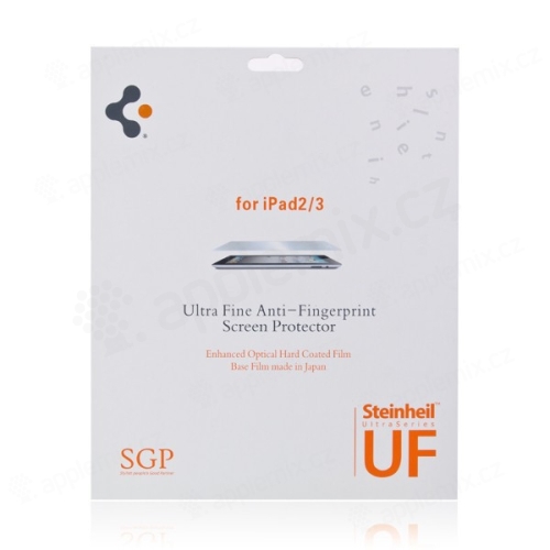 Ochranná fólie SGP pro Apple iPad 2. / 3. / 4.gen. - Ultra Fine Anti-Fingerprint - přední
