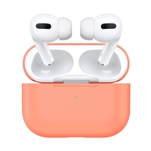 Pouzdro pro Apple AirPods Pro - silikonové - papájově oranžové
