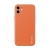 Kryt DUX DUCIS YOLO pre Apple iPhone 12 - medené línie - umelá koža - oranžový