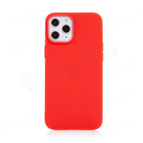 Kryt pro Apple iPhone 12 Pro Max - gumový - červený