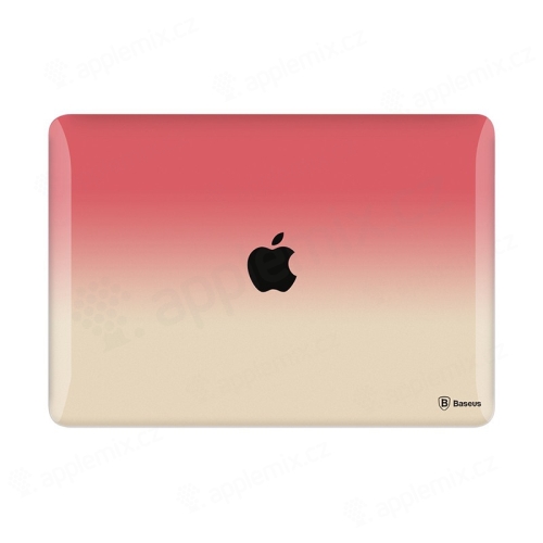 Obal / kryt BASEUS pro MacBook 12 Retina - plastový tenký - růžový