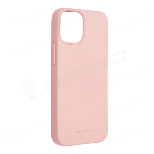 Kryt ROAR pre Apple iPhone 13 mini - gumový - pieskovo ružový