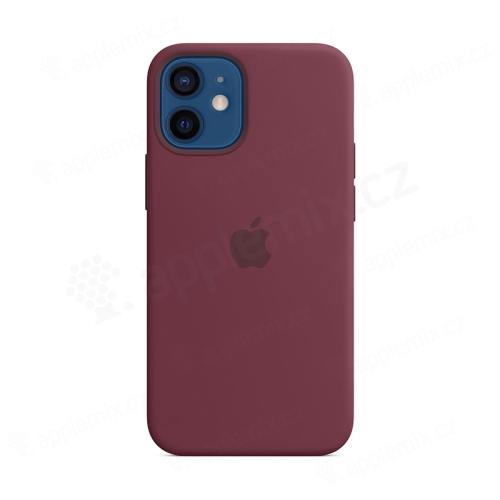 Originálny kryt pre Apple iPhone 12 mini - silikónový - slivkovo fialový