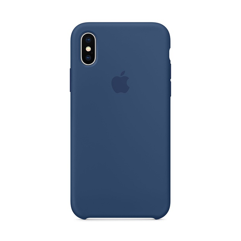 Originální kryt pro Apple iPhone X / Xs - silikonový - kobaltově modrý