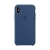 Originální kryt pro Apple iPhone X - silikonový - kobaltově modrý