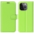 Puzdro pre Apple iPhone 15 Pro - stojan - umelá koža - zelené