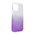 Kryt FORCELL Shining pro Apple iPhone 12 Pro Max - plastový / gumový - stříbrný / fialový