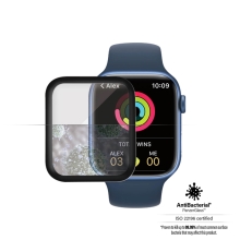 Tvrzené sklo (Tempered Glass) PANZERGLASS Premium pro Apple Watch 45mm Series 7 - 3D okraj - celolepené