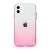 Kryt pro Apple iPhone 11 - gumový - průhledný / růžový