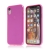 Kryt pro Apple iPhone Xr - gumový - průhledný - růžový