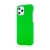 Kryt pre Apple iPhone 12 / 12 Pro - plastový - mäkčený povrch - zelený