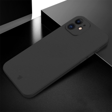Kryt X-LEVEL Wing pro Apple iPhone 12 - ultratenký - plastový - šedý