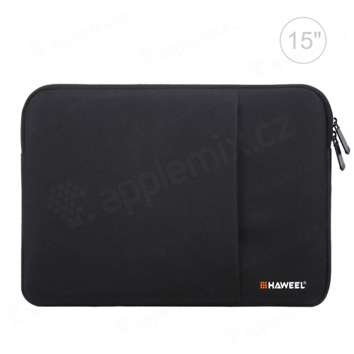 HAWEEL Puzdro na zips pre Apple MacBook Pro 15" / Pro 16" - Bočné vrecko - čierne