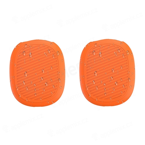 Kryty náušníků pro Apple AirPods Max - silikonové - oranžové