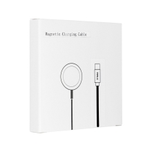 Magnetický nabíjecí kabel USB-C pro Apple Watch - 1m - bílý