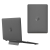 Obal / kryt pro Apple MacBook Air 13,6" M2 (A2681) - stojánek - plastový - černý