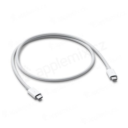 Originálny synchronizačný a nabíjací kábel Apple Thunderbolt 3 (USB-C) - 0,8 m - Biely