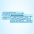 Bezdrôtová klávesnica MOFII 888bt Bluetooth - 1x AAA - okrúhle klávesy - modrá