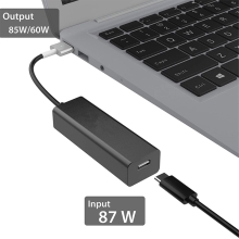 Přepojka / redukce / adaptér USB-C samice na MagSafe 2 samec - 60W